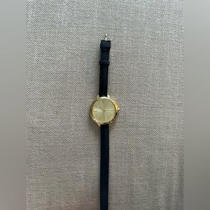 Michael Kors Navy Blue Leather Watch